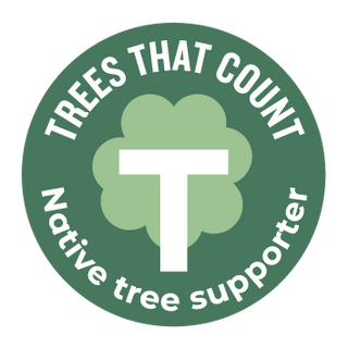 Trees That Count native tree supporter logo
