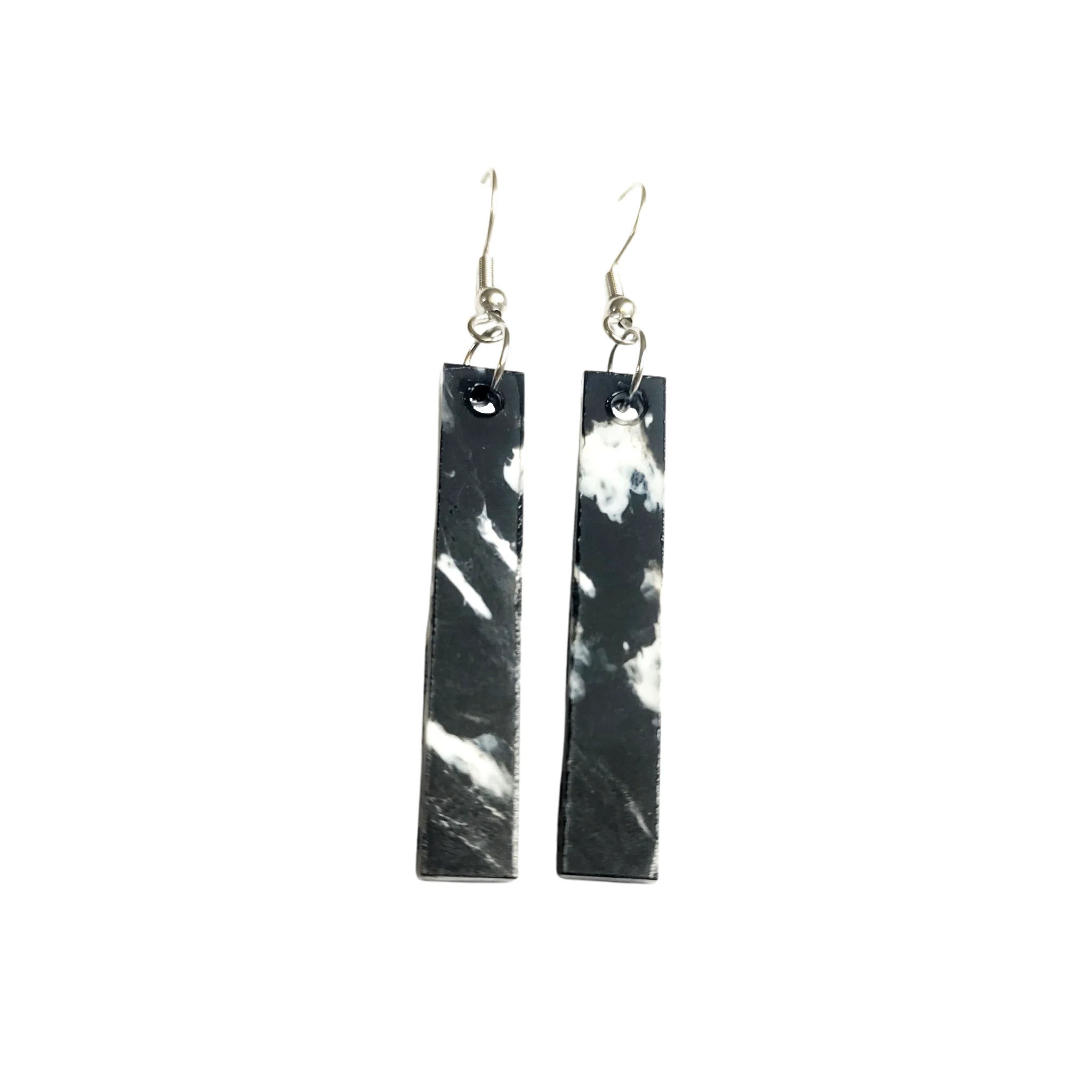 White on sale plastic earrings