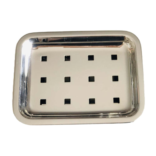 Stainless steel soap tray or dish by Bento Ninja.