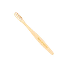 Natural bamboo toothbrush from The Eco Brush, child size.