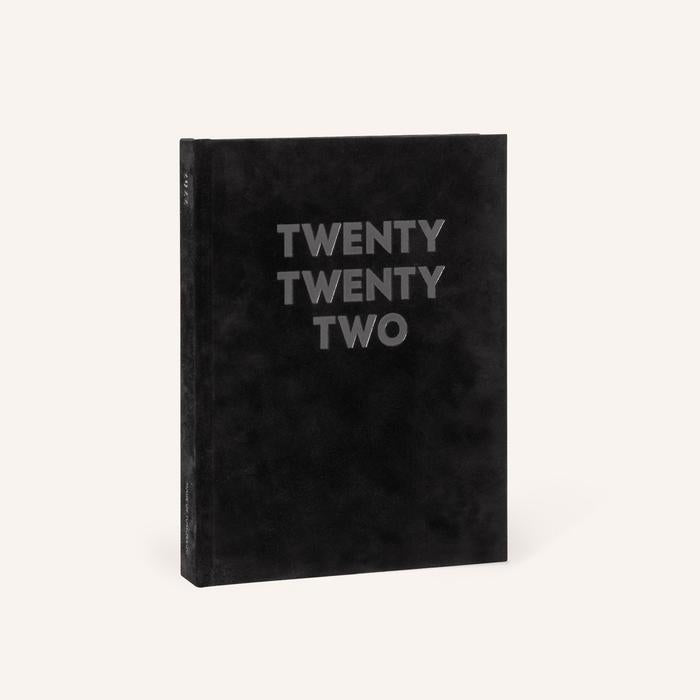2022 Daily Diary in Black colour.