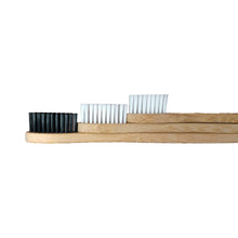 Three naturally organic bamboo toothbrushes