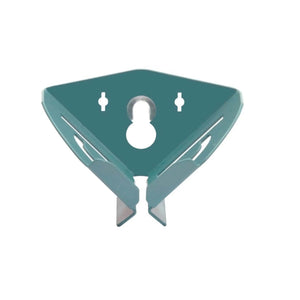 Block Dock vertical soap dish with suction cup. Super wide size in teal.
