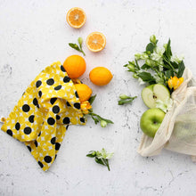 Yellow Dots Design Produce Bag with Fruit