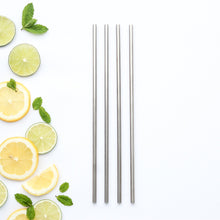 Reusable Stainless Steel Tall Straws.