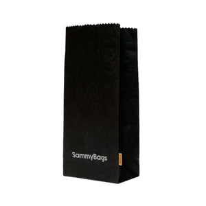 SammyBags Machine Washable Paper Bread Bagin black colour.