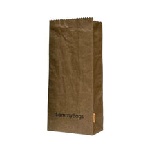 SammyBags Machine Washable Paper Bread Bag in olive green colour.