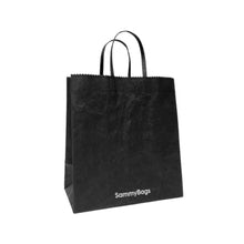 SammyBags Everyday reusable tote bag with handles. Black colour.