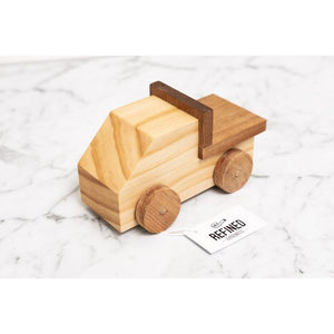 Wooden toy truck handmade with care from reclaimed Rimu and sustainably sourced Pine timber.